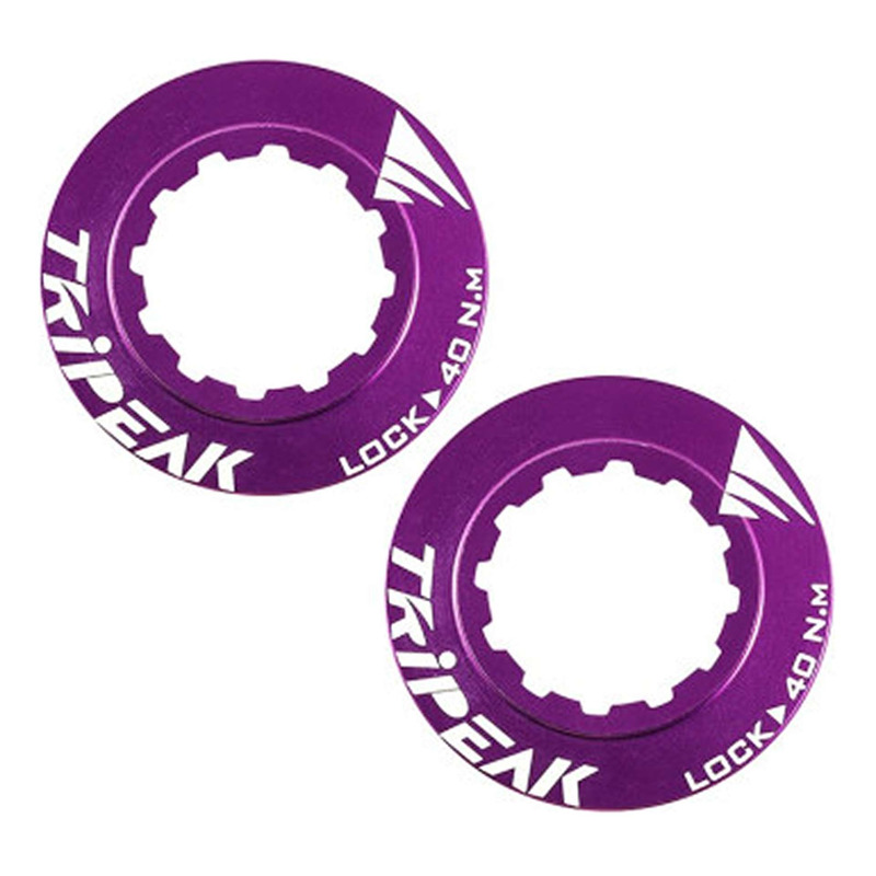 Ecrou de disque de frein Centerlock Tripeak serrage interne Violet