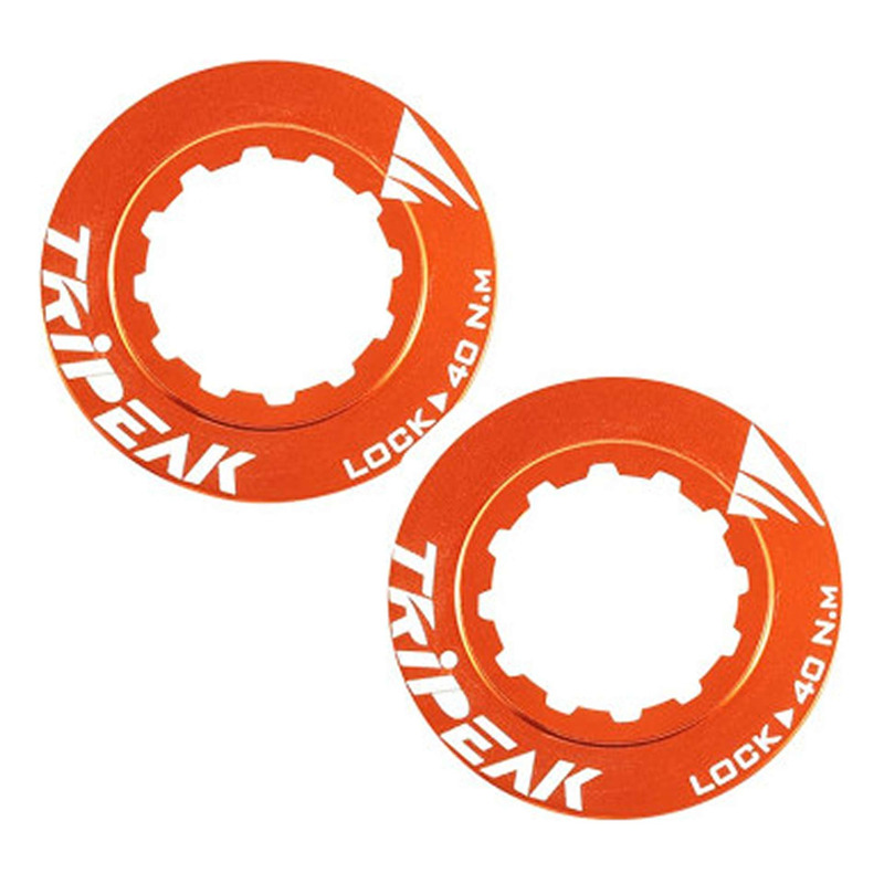 Ecrou de disque de frein Centerlock Tripeak serrage interne Orange