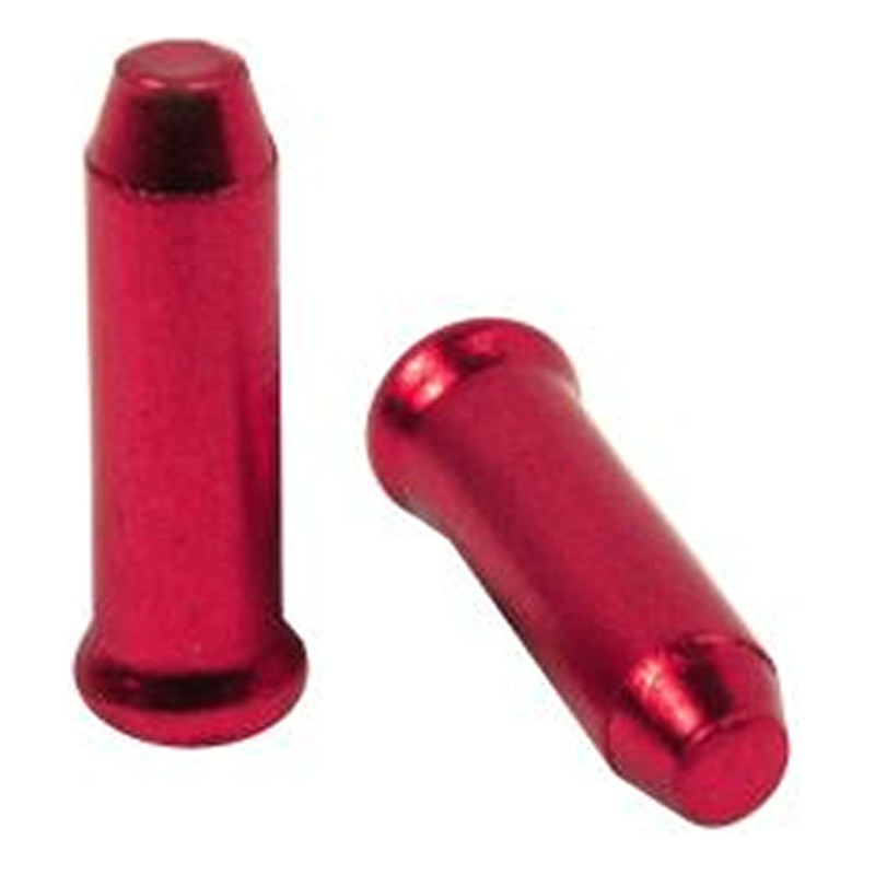 Embout câbles frein / dérailleur vélo Elvedes rouge par 10 pièces