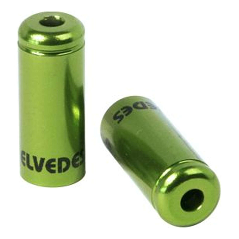 Embout gaine de frein étanche Elvedes vert par 10 pièces