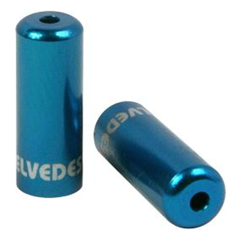 Embout gaines de dérailleur étanche Elvedes bleu par 10 pièces