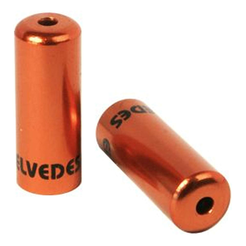 Embout gaines de dérailleur étanche Elvedes orange par 10 pièces