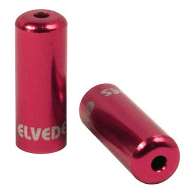 Embout gaines de dérailleur étanche Elvedes rouge par 10 pièces