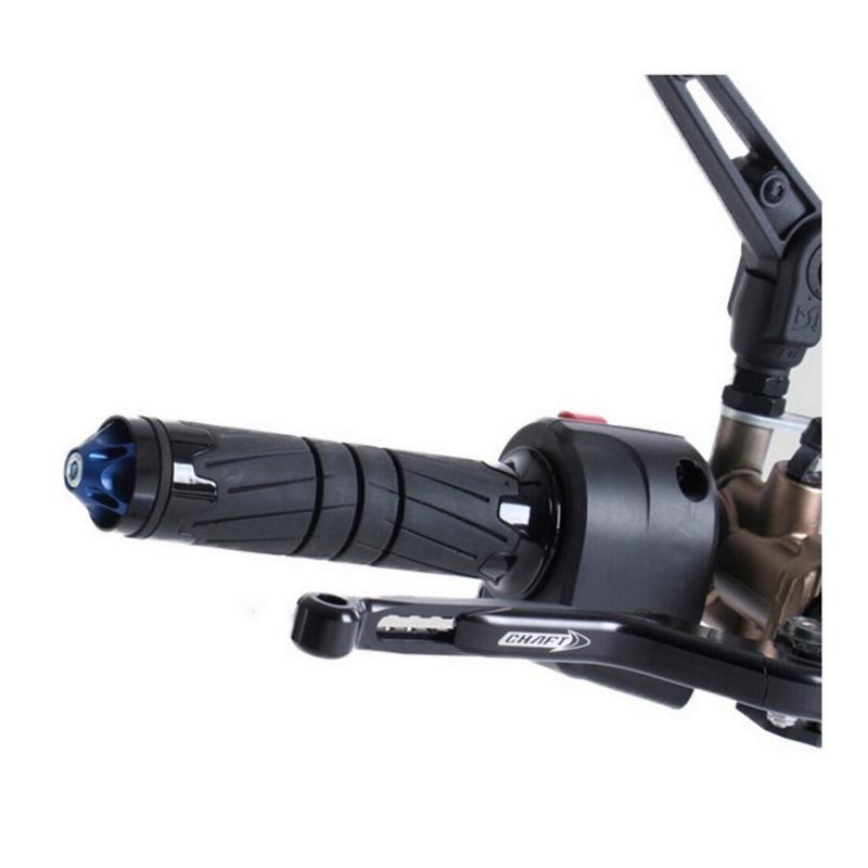 Embouts de guidon Chaft Wave bleu