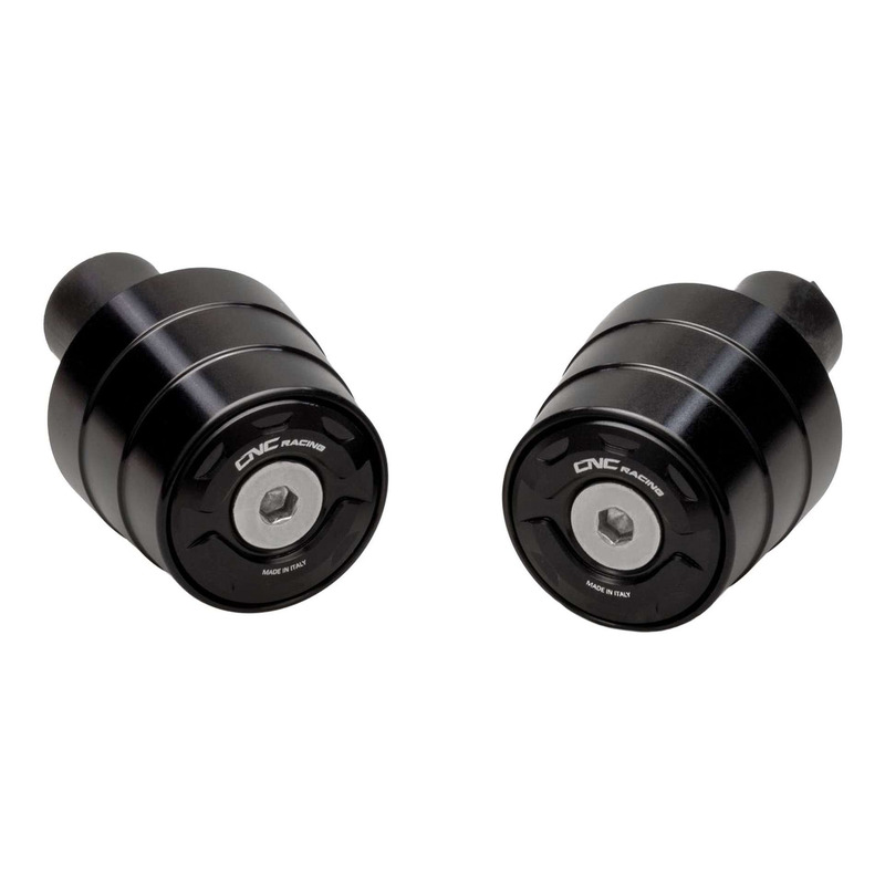 Embouts de guidon CNC Racing Gear noirs