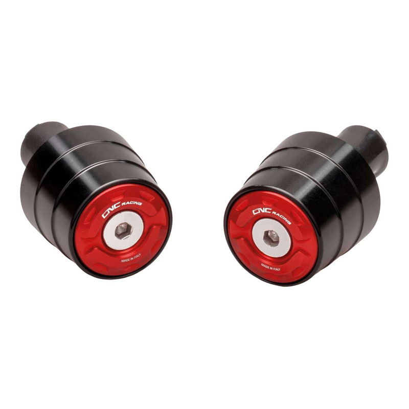 Embouts de guidon CNC Racing Gear rouges