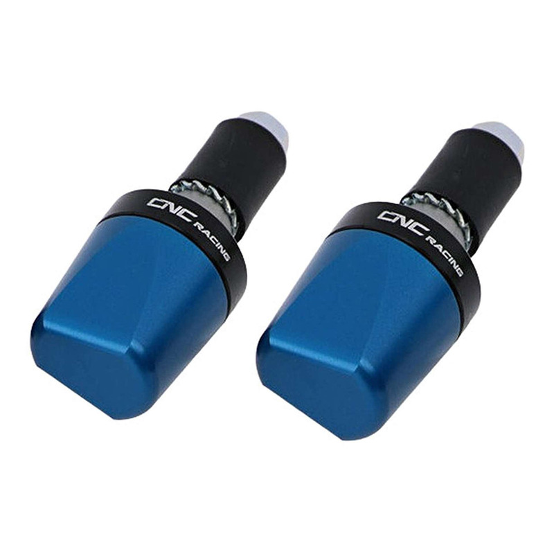 Embouts de guidon CNC Racing Look bleus