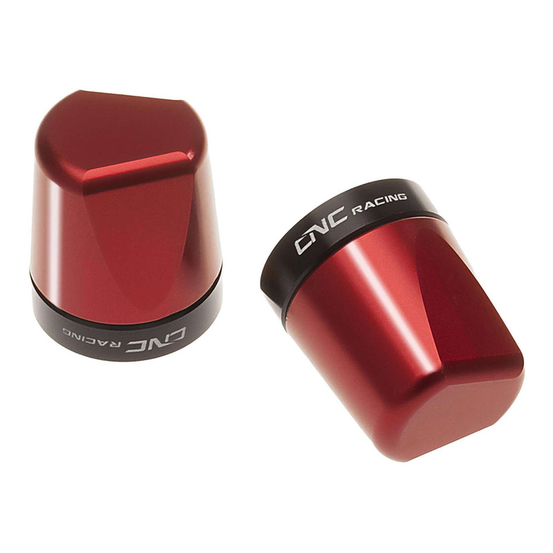 Embouts de guidon CNC Racing Look rouges