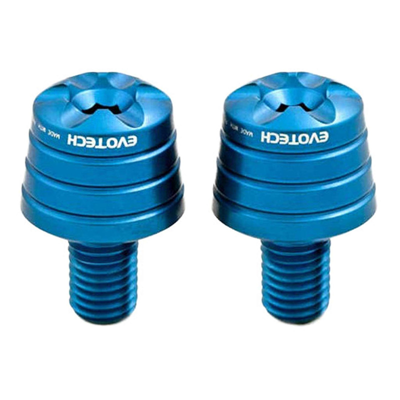 Embouts de guidon Evotech bleus Suzuki GSX-R