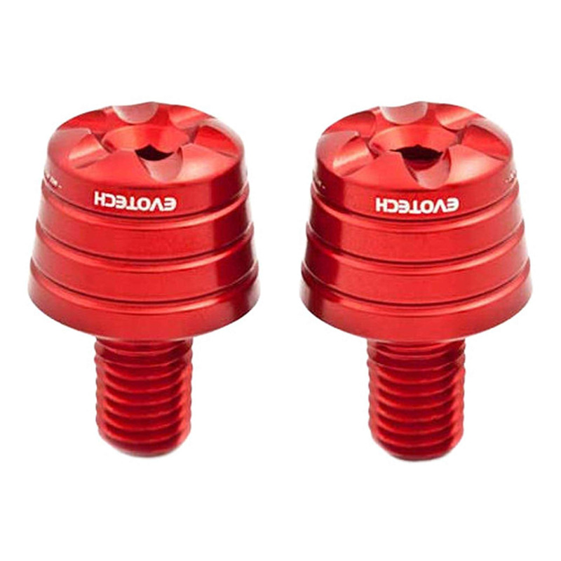 Embouts de guidon Evotech rouges Suzuki GSX-R