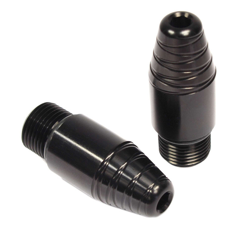 Embouts de guidon Gilles Tooling aluminium noir M18x1,5