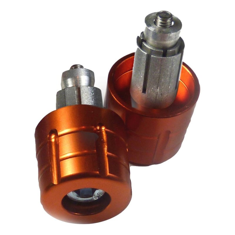 Embouts de guidon Racing Moto Technology Grenade Ø13-17mm orange