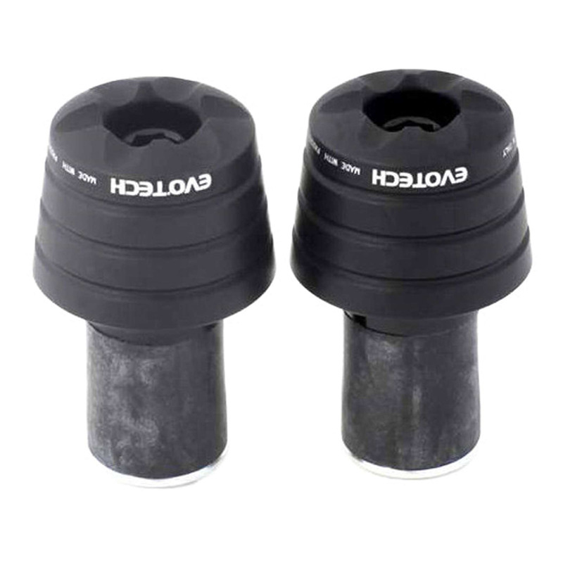 Embouts de guidon universels Evotech noirs nat