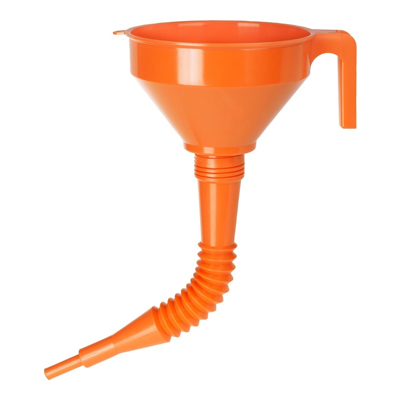 Entonnoir plastique Pressol orange avec bec flexible Ø 160mm