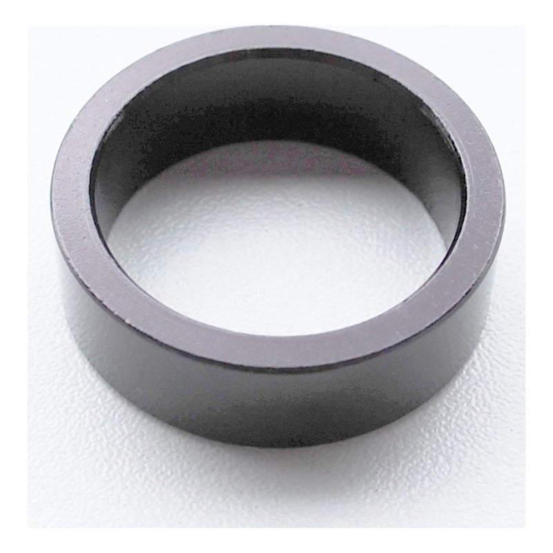 Entretoise de direction en aluminium noir (1" x 10 mm)