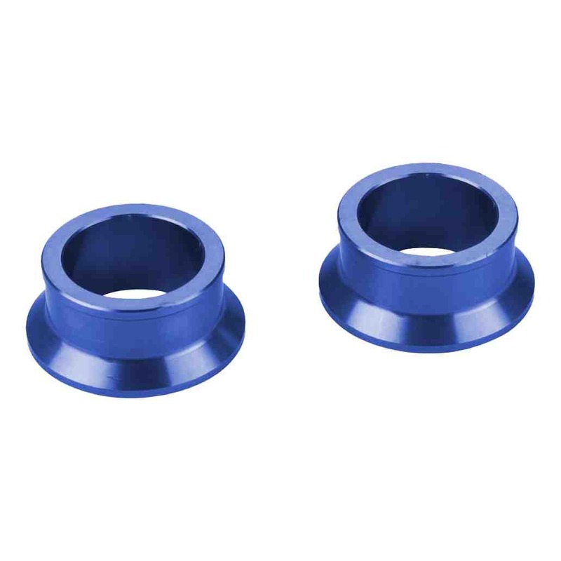 Entretoises externes de roue arrière bleues pour Yamaha WR 250 F 02-1