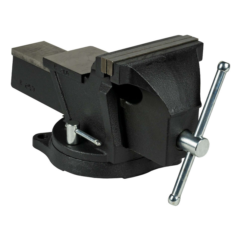 Étau d’établi JBM base rotative 150mm