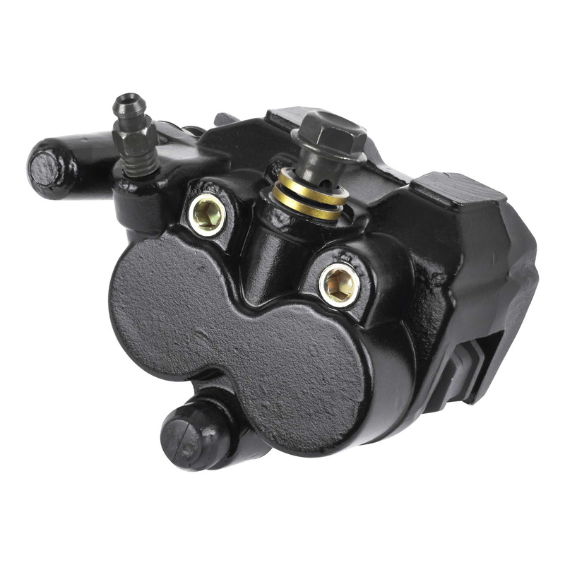 Étrier de frein droit noir double piston