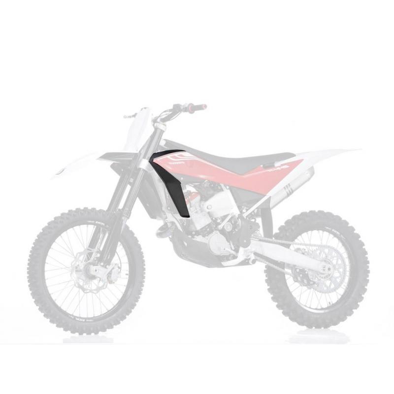 Extension d'ouïes de radiateur UFO Husqvarna 449 TC/TE 11-13 noir