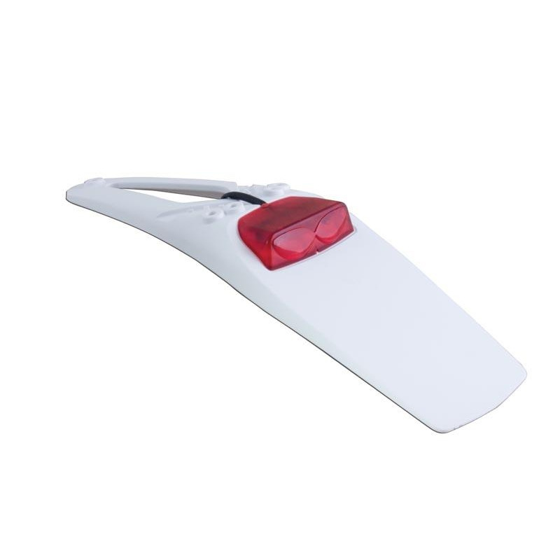 Extension de garde boue arrière RTech blanc avec LED intégrées