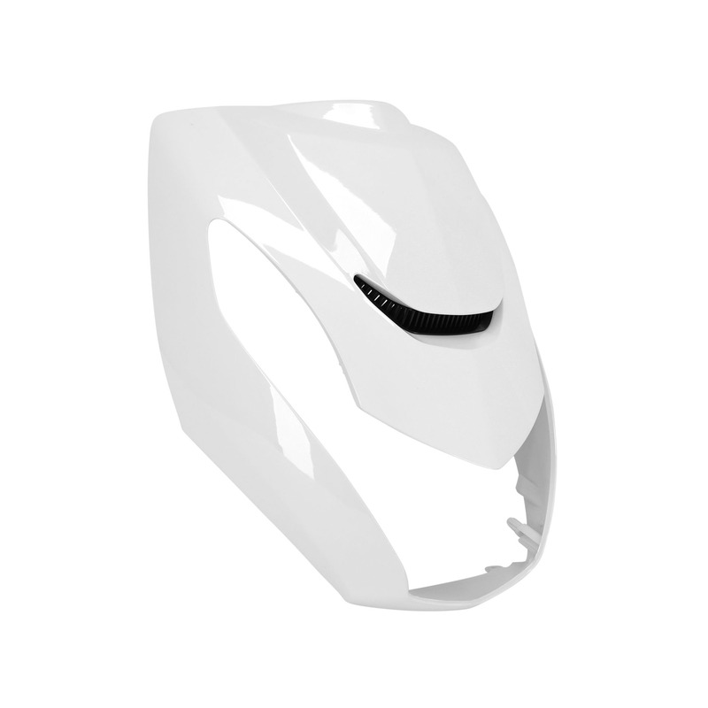 Face avant blanc brillant Peugeot 50 Kisbee 2010-