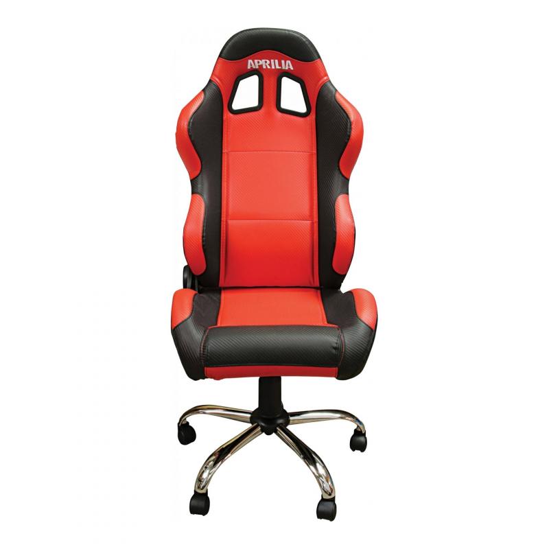 Fauteuil de bureau Paddock Aprilia rouge / noir