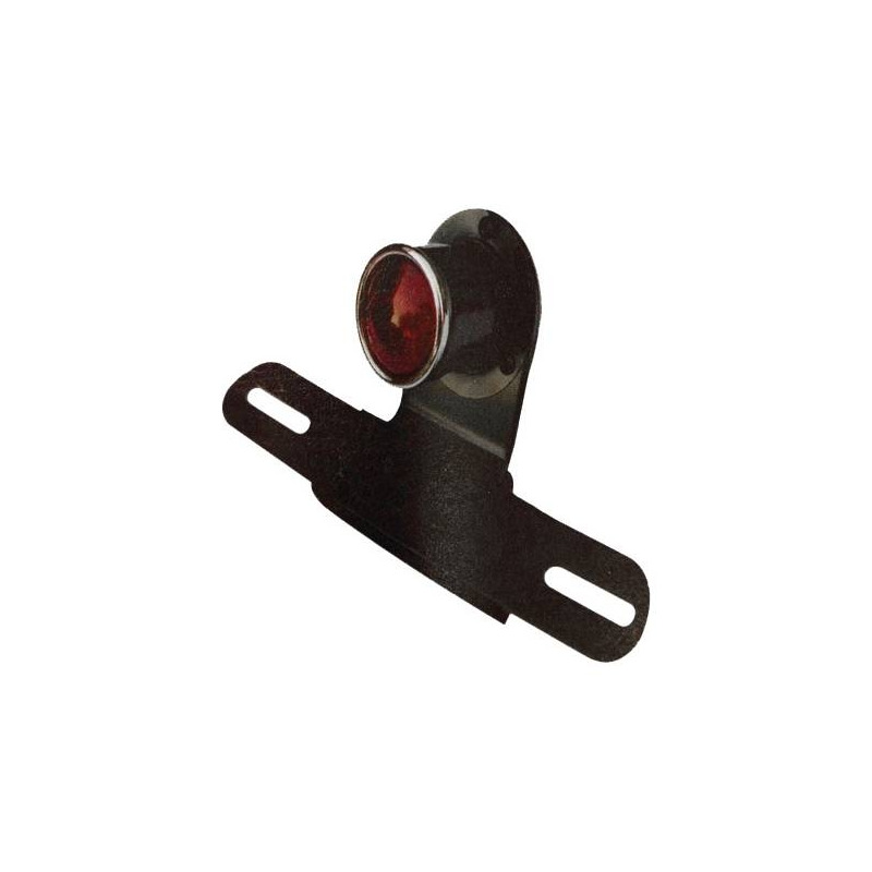 Feu arrière avec support de plaque V Parts Daytona noir universel