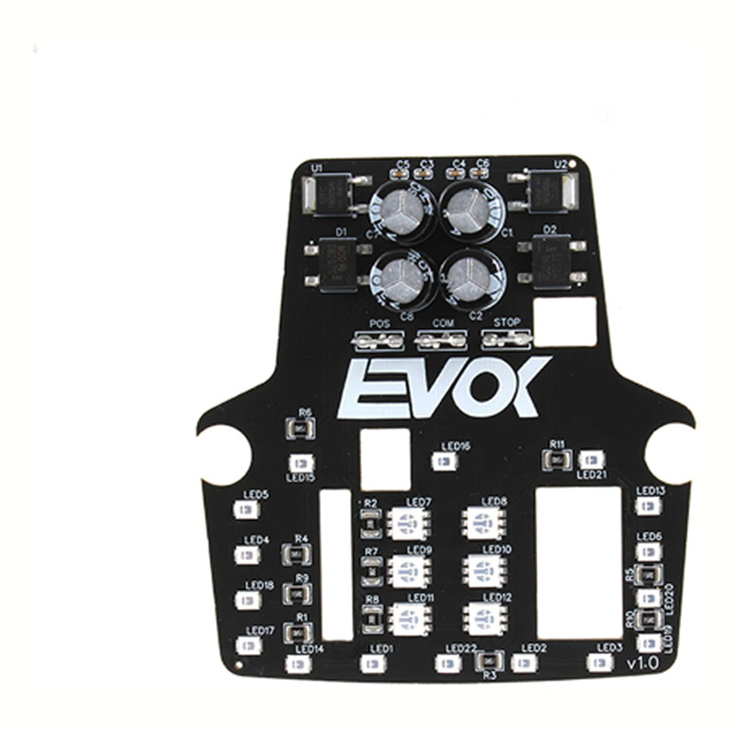 Feu arrière Evok Iron LED 22 leds Vespa 125 Primavera