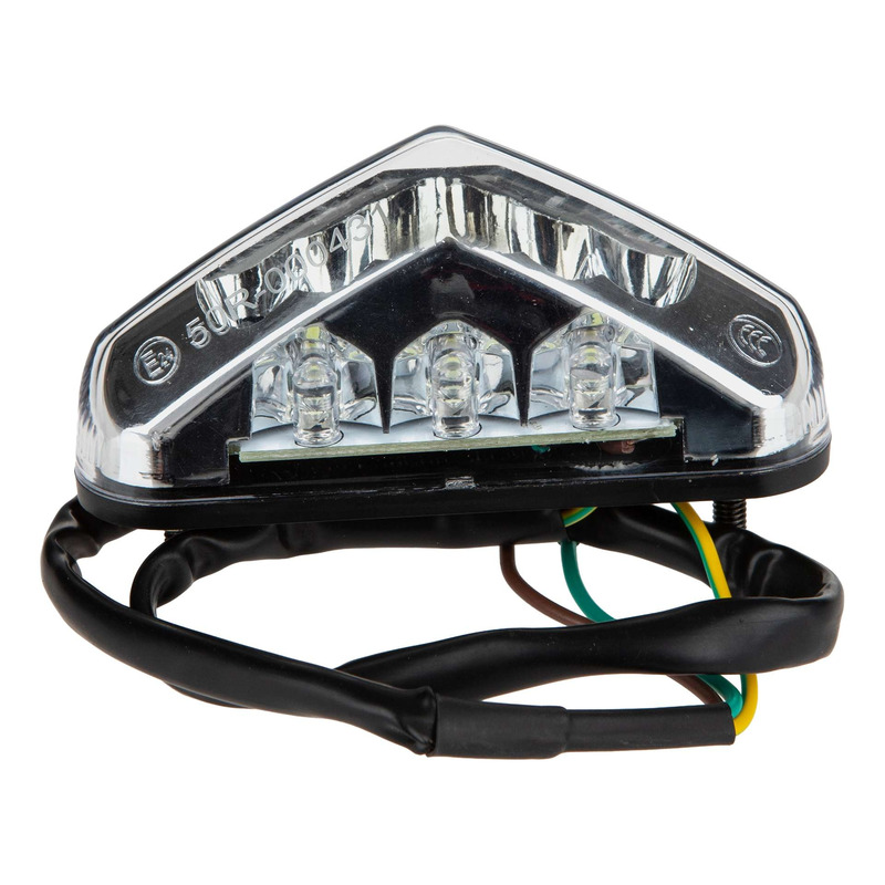 Feu arriÃÂ¨re universel Replay ÃÂ  leds triangle blanc