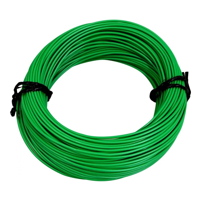 Fil électrique 12-10 x1,00mm vert 50m
