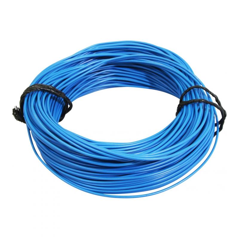 Fil électrique 7-10 x0,50mm bleu 50m