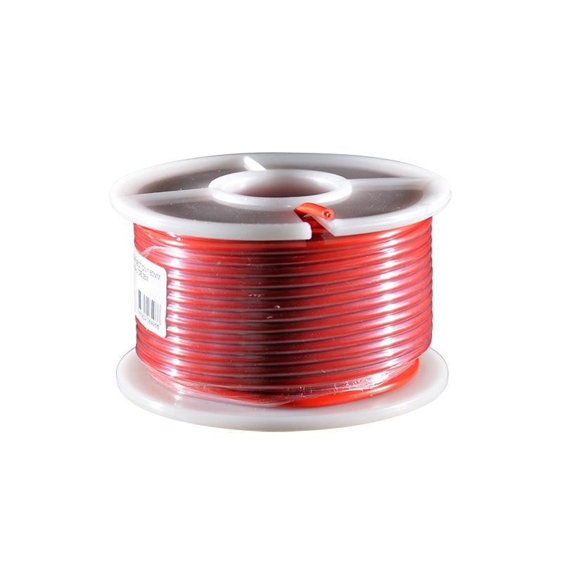 Fil électrique rouge section 1.5 mm 25 m