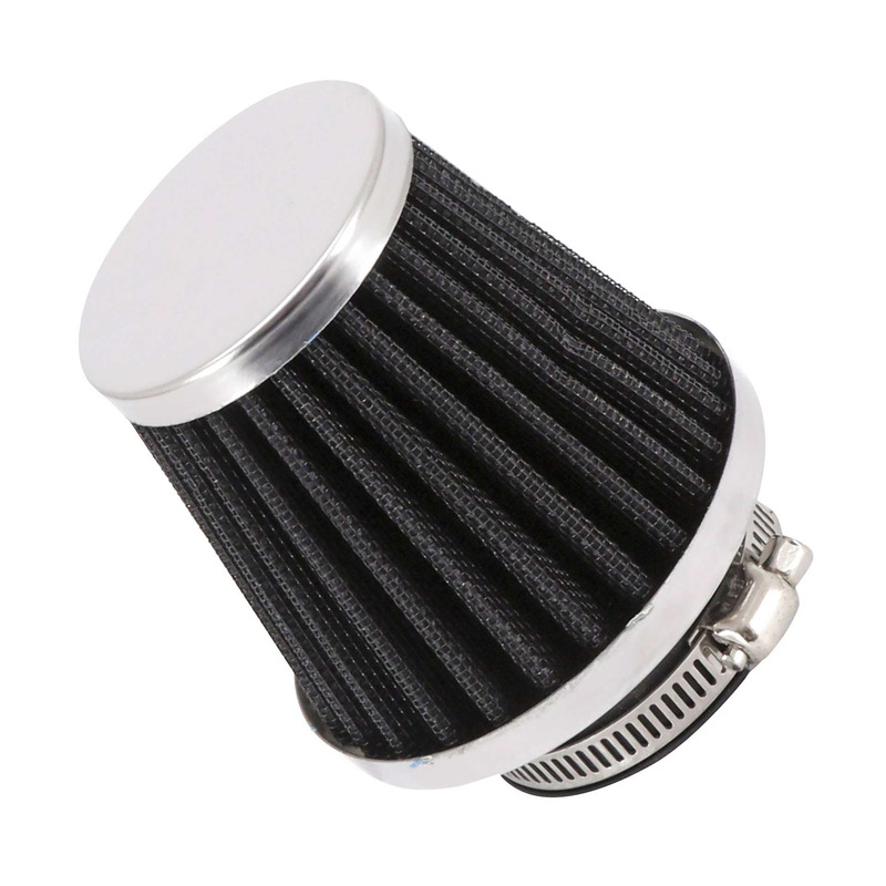 Filtre Ã  air chromÃ© Fixation Droite Ã  42 mm