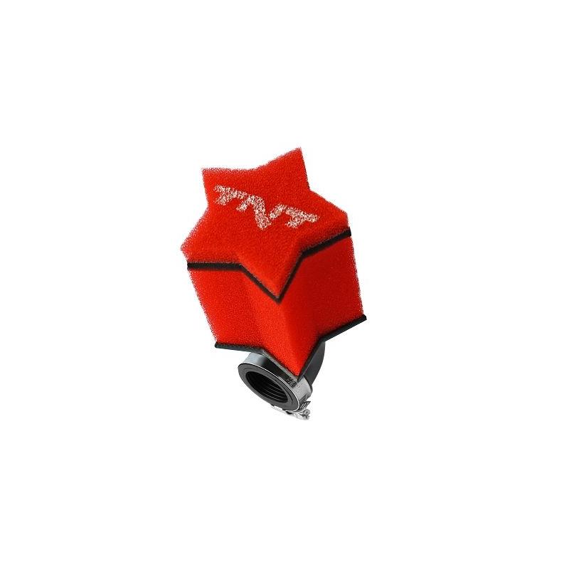 Filtre à air TNT Mousse Star 0° Ø28/35 Rouge
