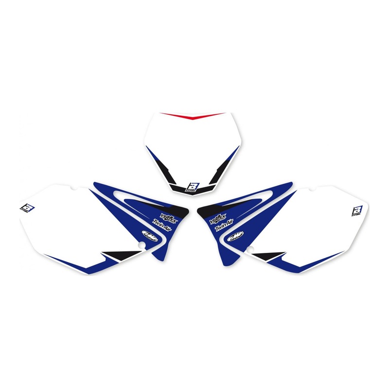 Fonds de plaques Blackbird Racing Yamaha 250 YZ 02-04 bleu/blanc
