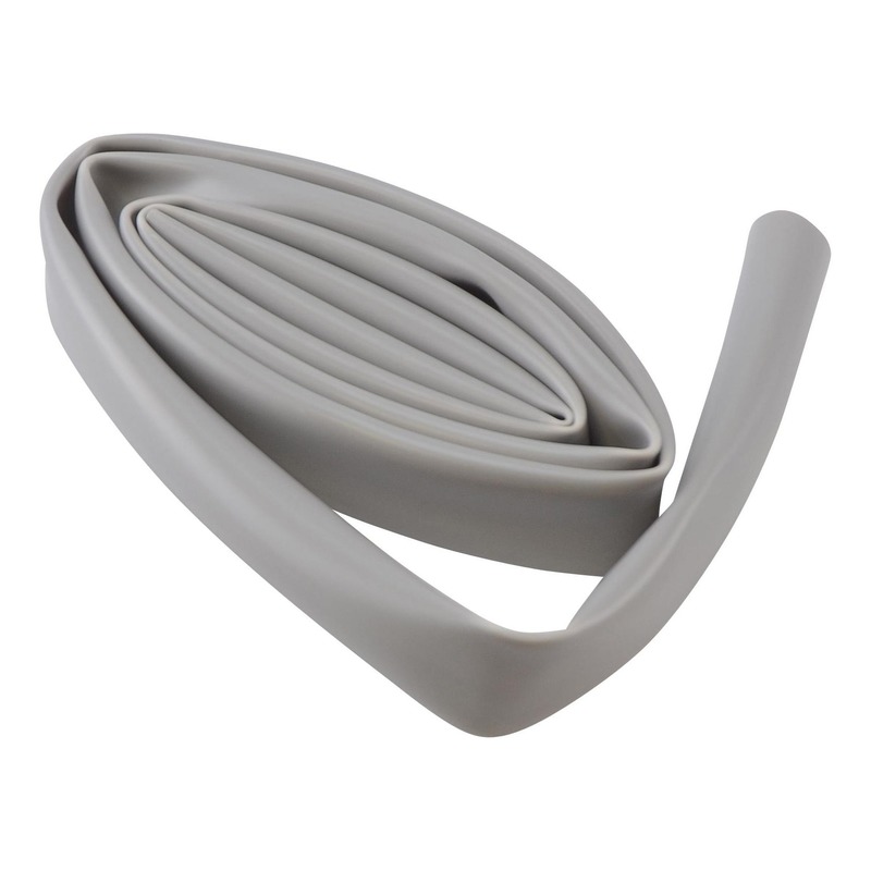 Gaine grise pour faisceau électrique 6x7mm 1m