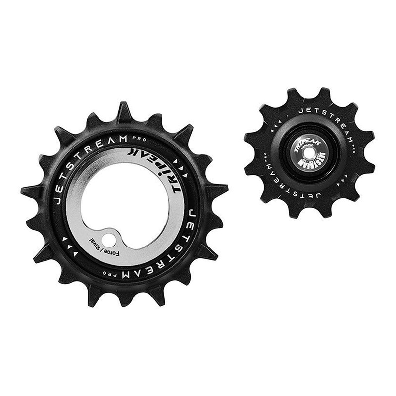 Galets de dérailleur Tripeak AOPW céramic 12v 12-18 dents argent - Sram AXS Force / Rival