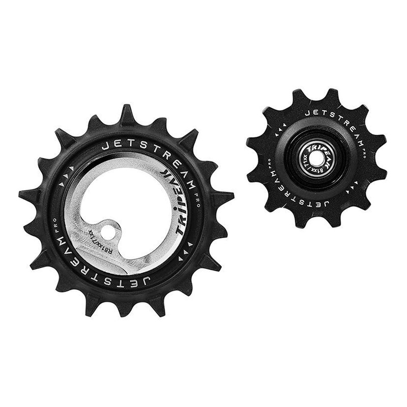 Galets de dérailleur Tripeak AOPW céramic 12v 12-18 dents argent – Shimano Ultegra R8100