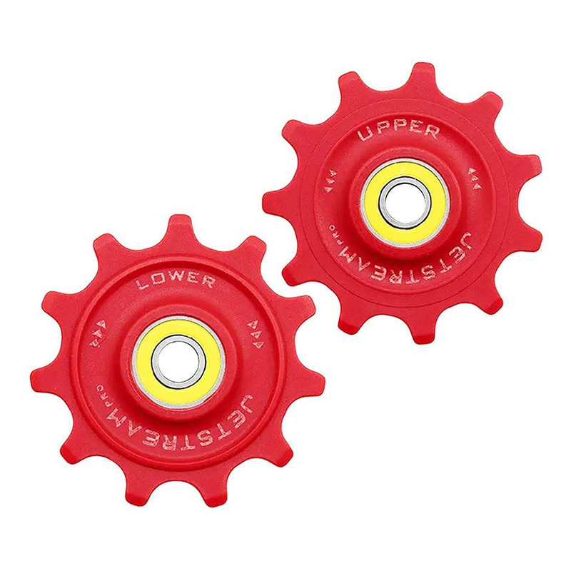 Galets de dérailleur Tripeak G5 céramic 12v 11 dents rouge - Shimano Dura-Ace/Ultegra/105