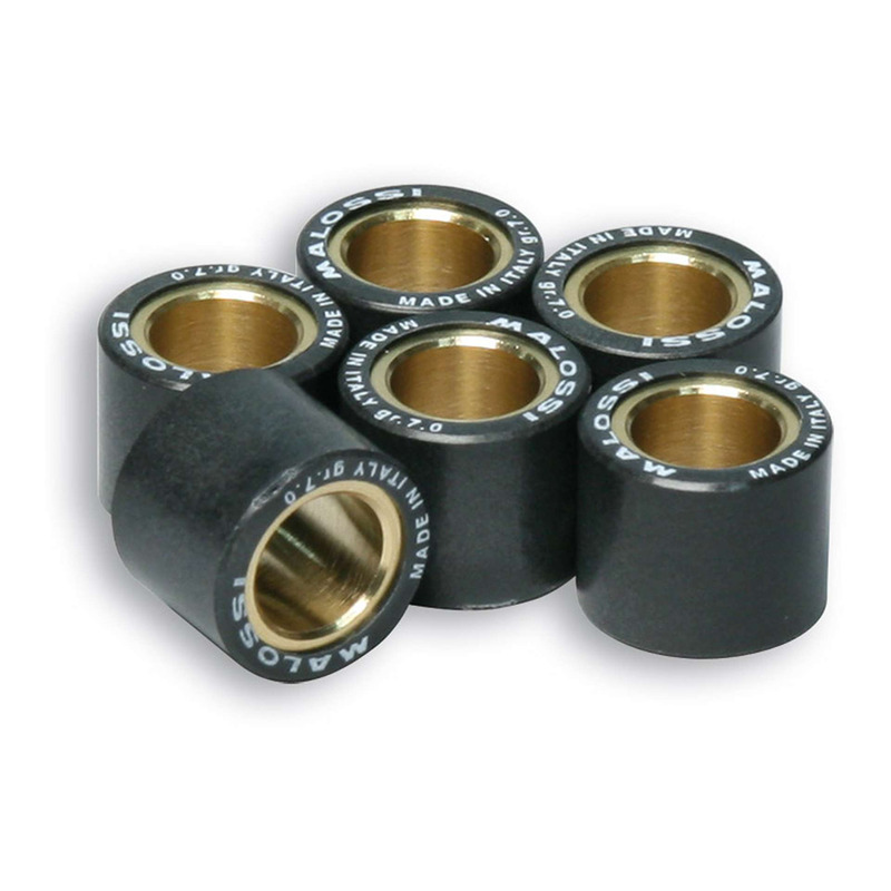 Jeu de 6 galets Ã  16x13 mm- 2,7 Grs