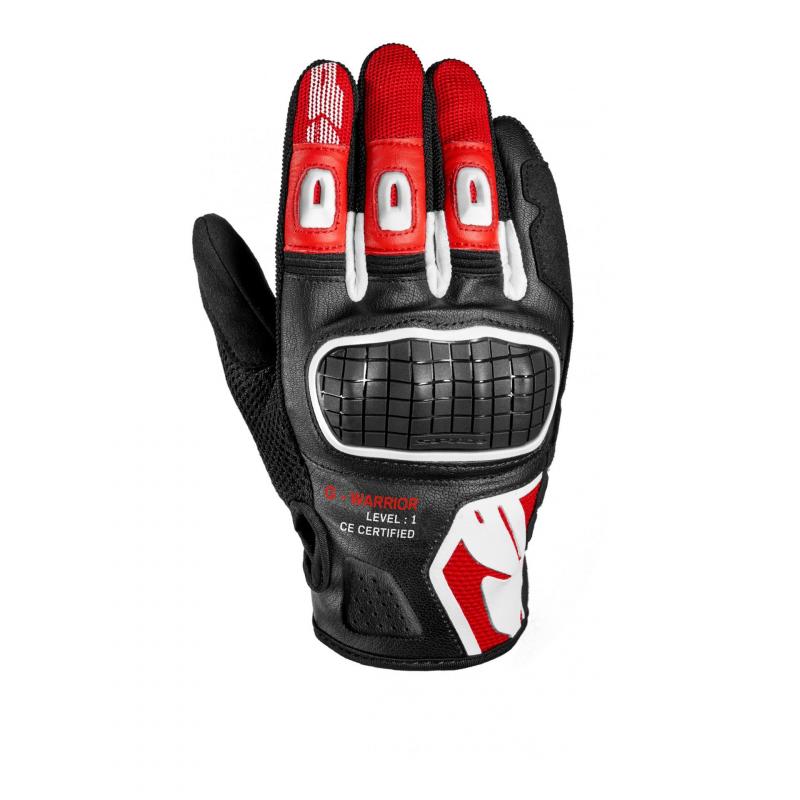 Gant cuir Spidi G-Warrior rouge- S