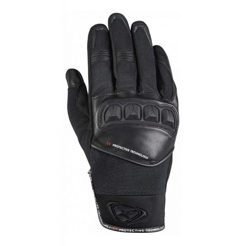 Gant cuir/textile Ixon RS Run noir- 2XL