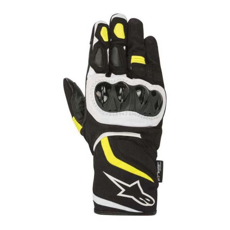 Gants Alpinestars T-SP W Drystar noir noir/jaune fluo- S