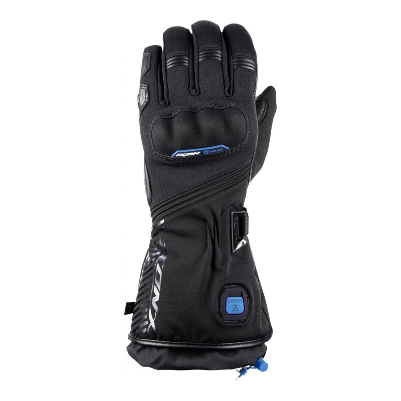 Gants chauffant femme cuir/textile Ixon IT-Yate noir- XS
