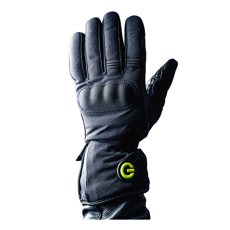 Gants chauffants femme GreenForce Hybrid Women Mk.4 Cuir Long noir