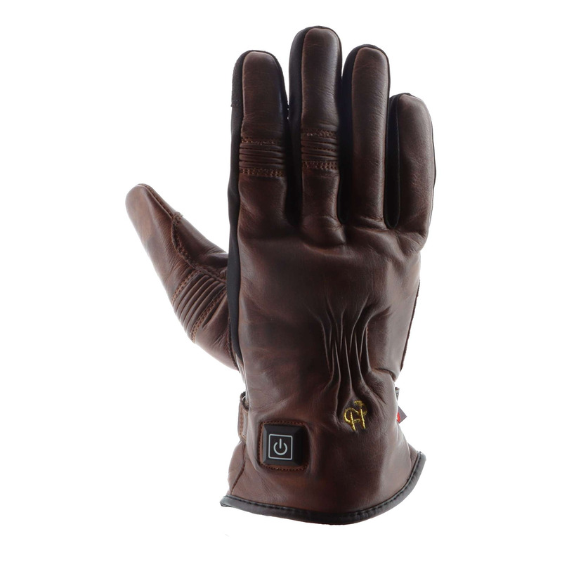 Gants chauffants Helstons Benson Evo marron- T9