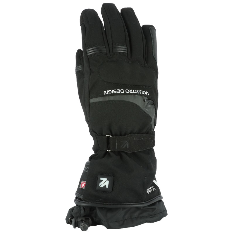 Gants chauffants V’Quattro Grizzly noir- M