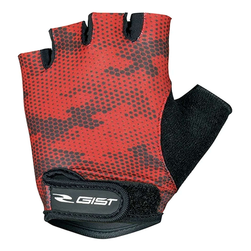 Gants Court Vélo Enfant Gist Rouge et Noir