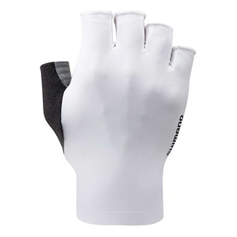 Gants Court Vélo Shimano Advanced Homme Blanc