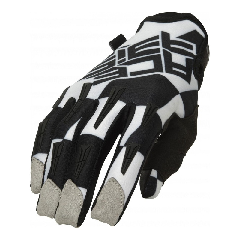 Gants cross Acerbis MX X-H noir/blanc- S